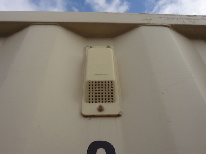 Container Vent Outside