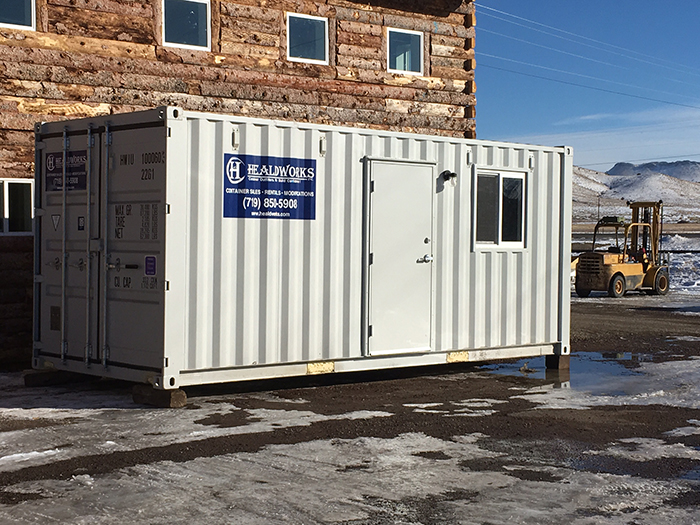20 Ft Office Container Outside