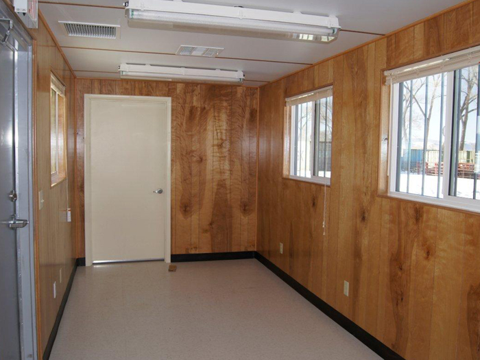 48 ft Office Container Inside View Finished 1
